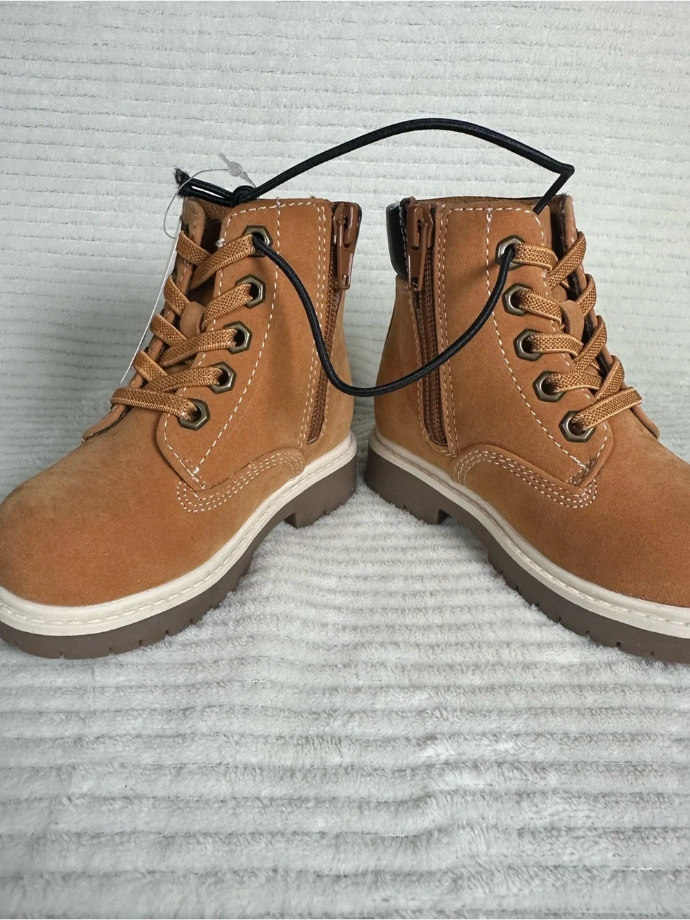 Thereabouts Toddler Boys Lil Luke Wheat Hiking Boots NWT Size 6 Toddler